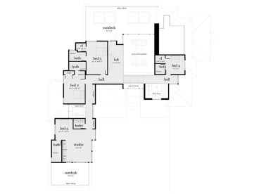 2nd Floor Plan, 052H-0083