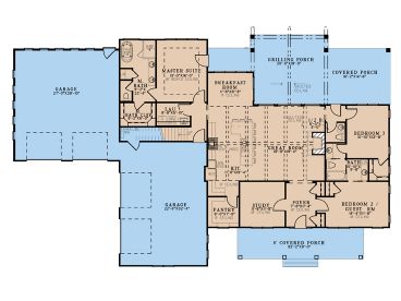 1st Floor Plan, 074H-0259