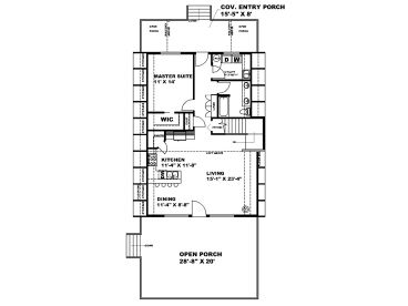 1st Floor Plan, 012H-0279