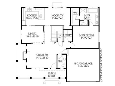 1st Floor Plan, 035H-0004