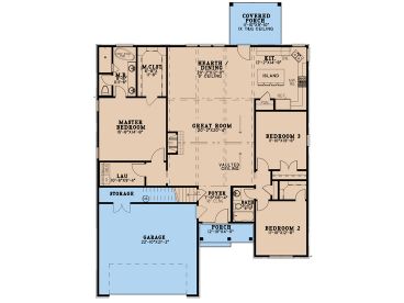 1st Floor Plan, 074H-0207