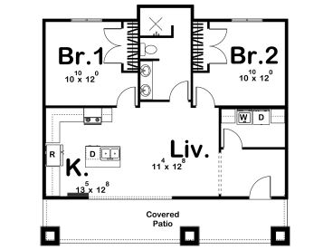 Floor Plan, 050H-0158