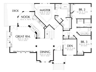 Floor Plan, 034H-0240