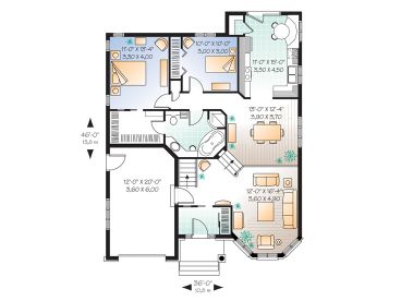 Floor Plan, 027H-0186