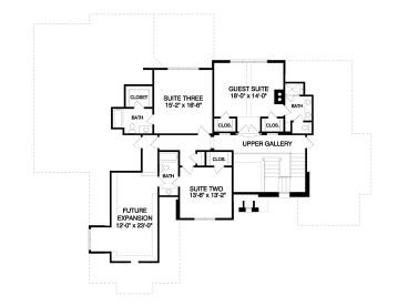 2nd Floor Plan, 029H-0125