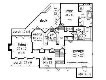 1st Floor Plan, 021H-0188