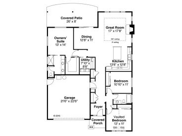 Floor Plan, 051H-0262