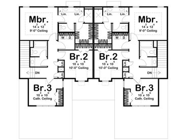2nd Floor Plan, 050M-0027