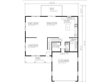1st Floor Plan, 068H-0038