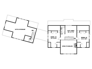 2nd Floor Plan, 012H-0246