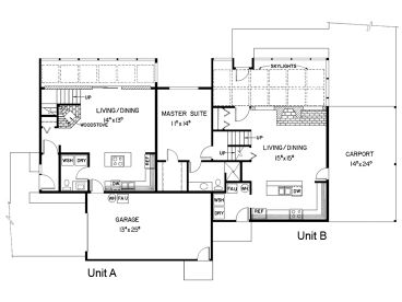 1st Floor Plan, 013M-0006