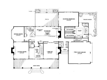 1st Floor Plan, 063H-0176