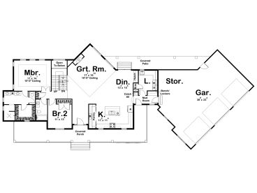 1st Floor Plan, 050H-0239
