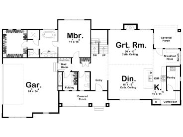 1st Floor Plan, 050H-0508