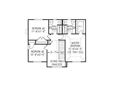 2nd Floor Plan, 044H-0007