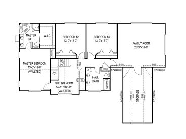 2nd Floor Plan, 044H-0040