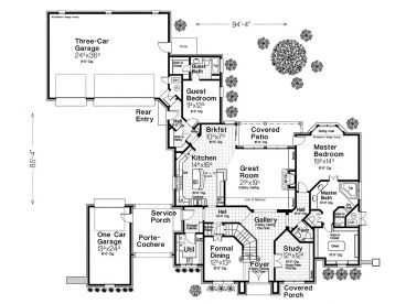 1st Floor Plan, 002H-0127