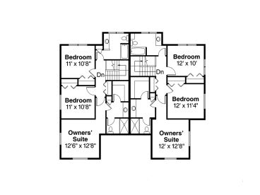 2nd Floor Plan, 051M-0023