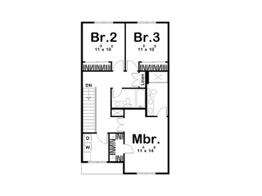 2nd Floor Plan, 050H-0450