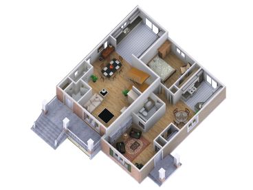 1st Floor Plan, 072H-0174
