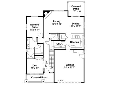 1st Floor Plan, 051H-0219