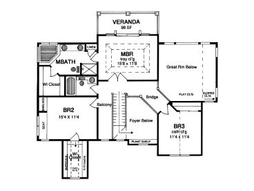 2nd Floor Plan, 014H-0051