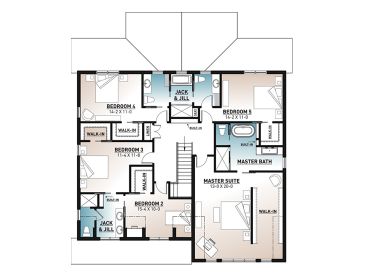 2nd Floor Plan, 027H-0512
