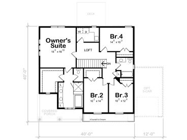 2nd Floor Plan, 031H-0475