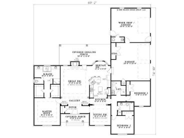 Floor Plan, 025H-0044