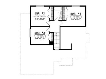 2nd Floor Plan, 020H-0344