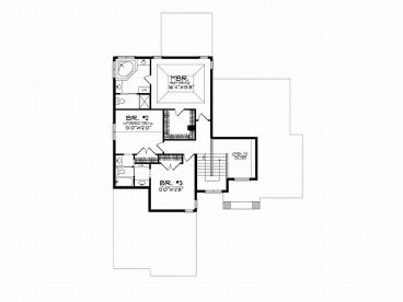 2nd Floor Plan, 020H-0091