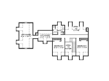 2nd Floor Plan, 008H-0031