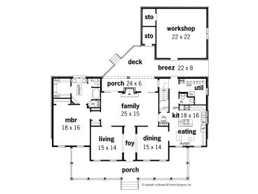 1st Floor Plan, 021H-0176