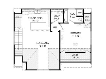 2nd Floor Plan, 062G-0066