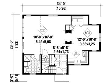 1st Floor Plan, 072H-0006