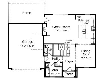1st Floor Plan, 046H-0015