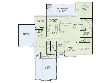 1st Floor Plan, 025H-0326