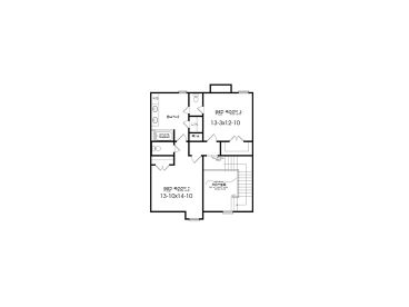 2nd Floor Plan, 073H-0056