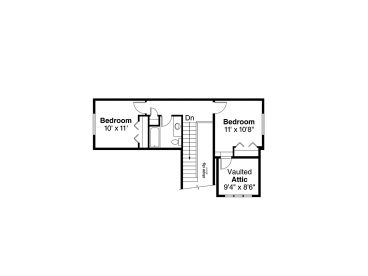 2nd Floor Plan, 051H-0252