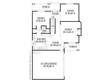 1st Floor Plan, 035H-0002