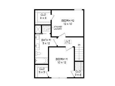 2nd Floor Plan, 062H-0204