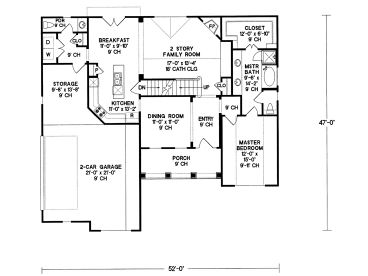1st Floor Plan, 031H-0459