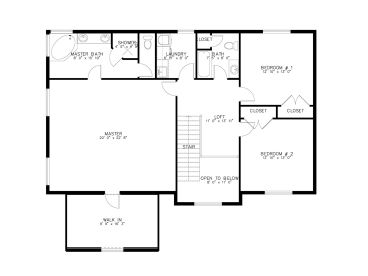 2nd Floor Plan, 065H-0113