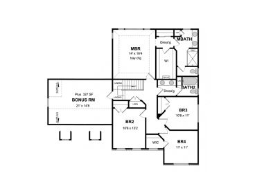 2nd Floor Plan, 014H-0096