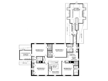 2nd Floor Plan, 063H-0071