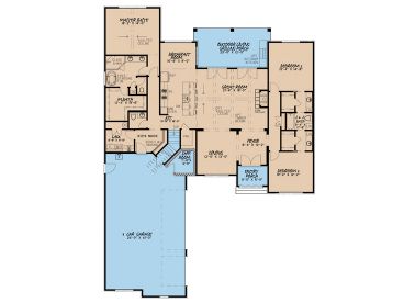 1st Floor Plan, 074H-0018