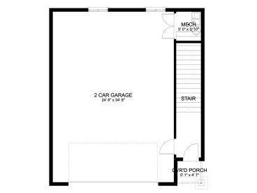 1st Floor Plan, 065G-0064