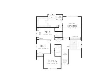 2nd Floor Plan, 034H-0244