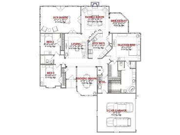 Floor Plan, 073H-0058