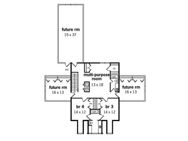 2nd Floor Plan, 021H-0184